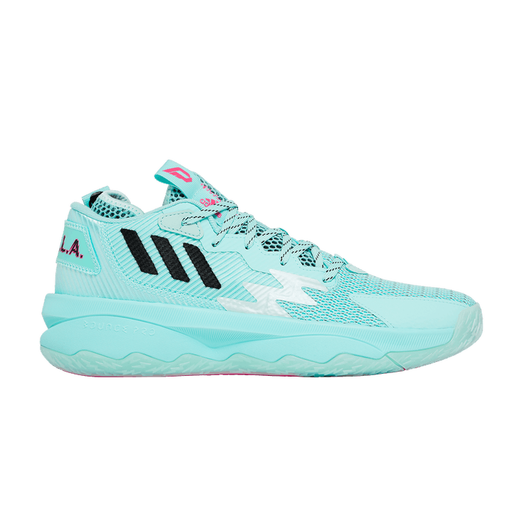 adidas Dame 8 'Respect My Name' — Energy Aqua/Core Black/Team Shock Pink
