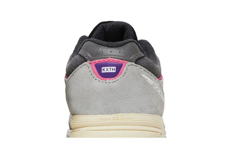 Kith x United Arrows & Sons x New Balance 990v4 Toddler — Grey/Pink