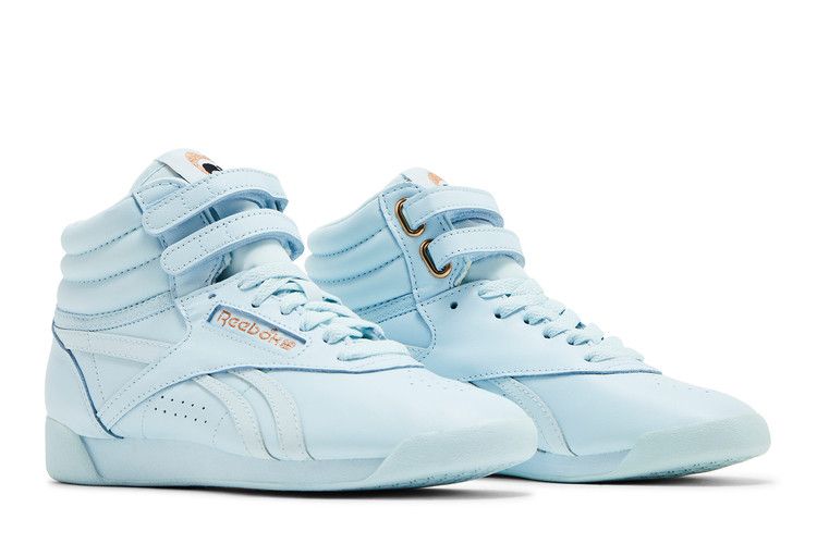 Cardi B x Reebok Wmns Freestyle High 'Glass Blue' — Glass Blue/Glass Blue/Glass Blue