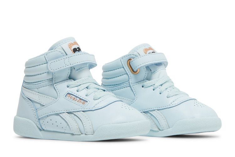 Cardi B x Reebok Freestyle High Toddler 'Glass Blue' — Glass Blue/Glass Blue/Glass Blue