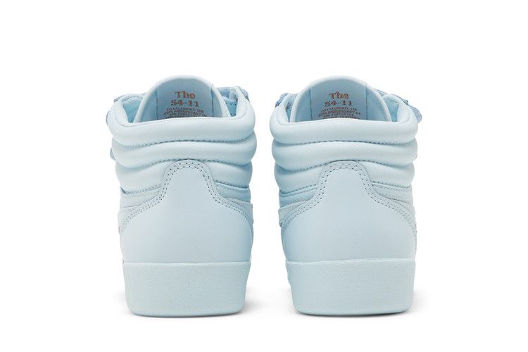Cardi B x Reebok Freestyle High Big Kid 'Glass Blue' — Glass Blue/Glass Blue/Glass Blue