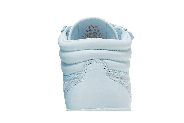 Cardi B x Reebok Freestyle High Big Kid 'Glass Blue' — Glass Blue/Glass Blue/Glass Blue