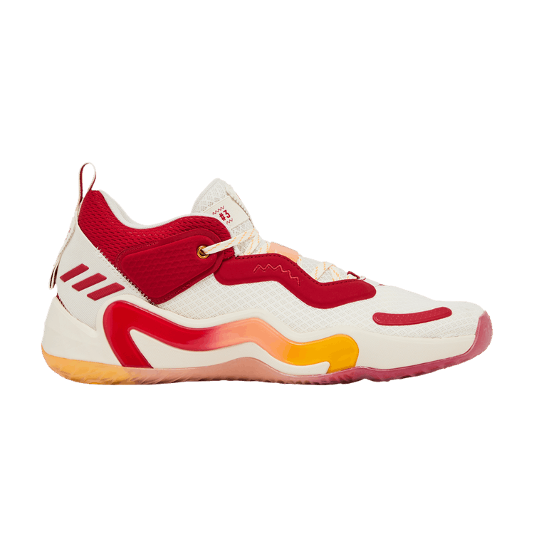 adidas D.O.N. Issue #3 'Louisville Cardinals' — Off White/Team Power Red/Team College Gold