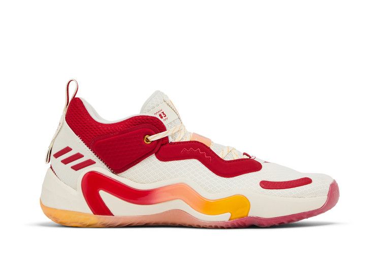 adidas D.O.N. Issue #3 'Louisville Cardinals' — Off White/Team Power Red/Team College Gold