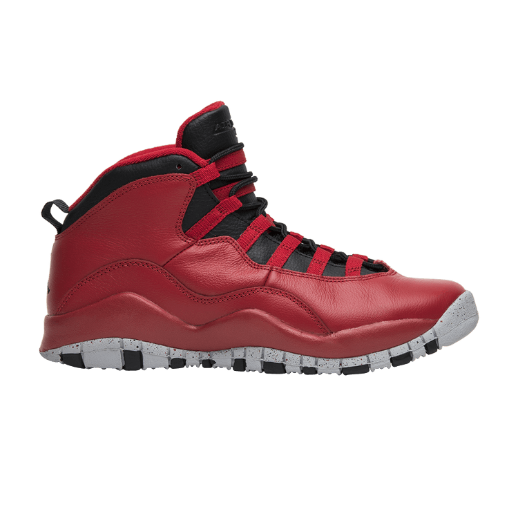 Air Jordan 10 Retro BG 'Bulls Over Broadway' — Gym Red/Black-Wolf Grey