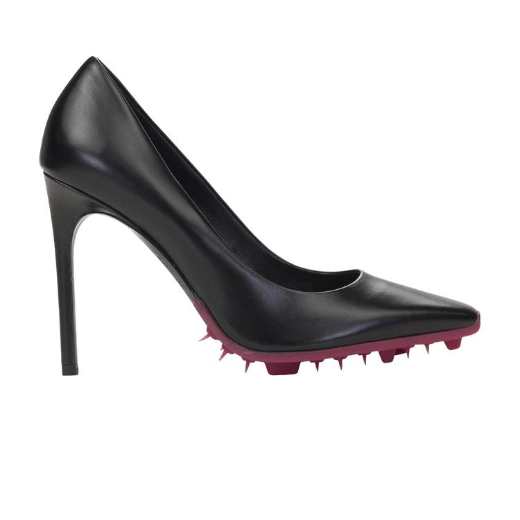 Off-White Wmns Spike Sole Stiletto Heel 'Black' — Black