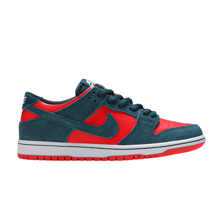 Nike Zoom Dunk Low Pro SB 'Reverse Shark' — Team Red/Nightshade-White