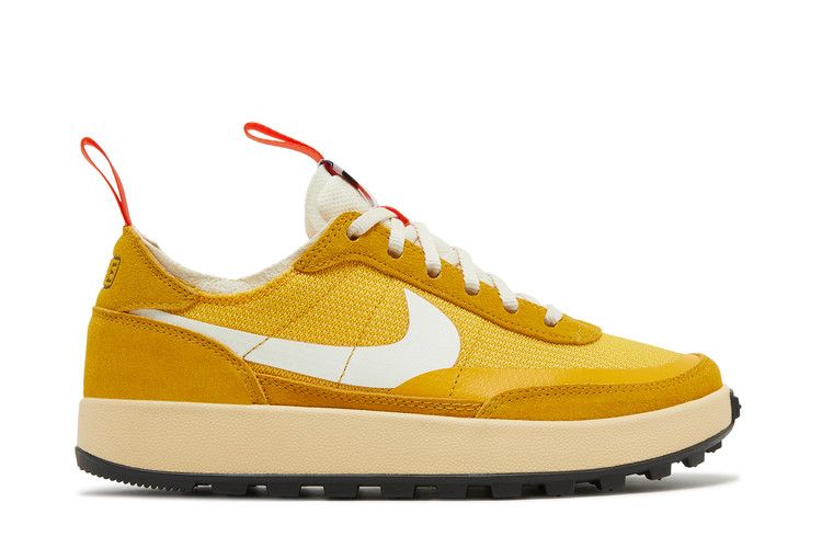 Tom Sachs x NikeCraft General Purpose Shoe 'Archive' —  Dark Sulfur/White/Light Cream (2)