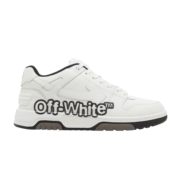 Off-White Out of Office Low 'Logo Print - White Black' — White/Black