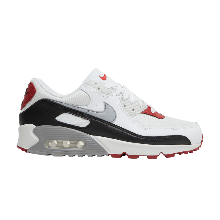 Nike Air Max 90 'Photon Dust Varsity Red' — Photon Dust/Varsity Red/White/Particle Grey
