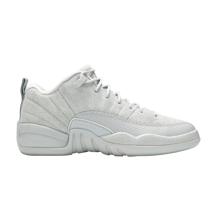 Air Jordan 12 Retro Low GS 'Wolf Grey' — Wolf Grey/Wolf Grey