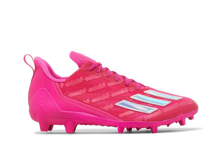 adidas Adizero Cleats 'Team Shock Pink' — Team Shock Pink 2/Silver Metallic/Core Black