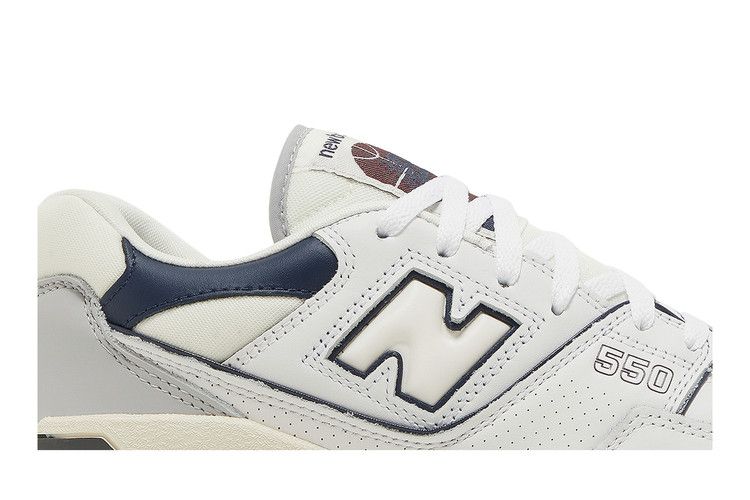 New Balance 550 'White Indigo Burgundy' — White/Natural Indigo/Burgundy