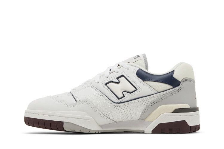 New Balance 550 'White Indigo Burgundy' — White/Natural Indigo/Burgundy