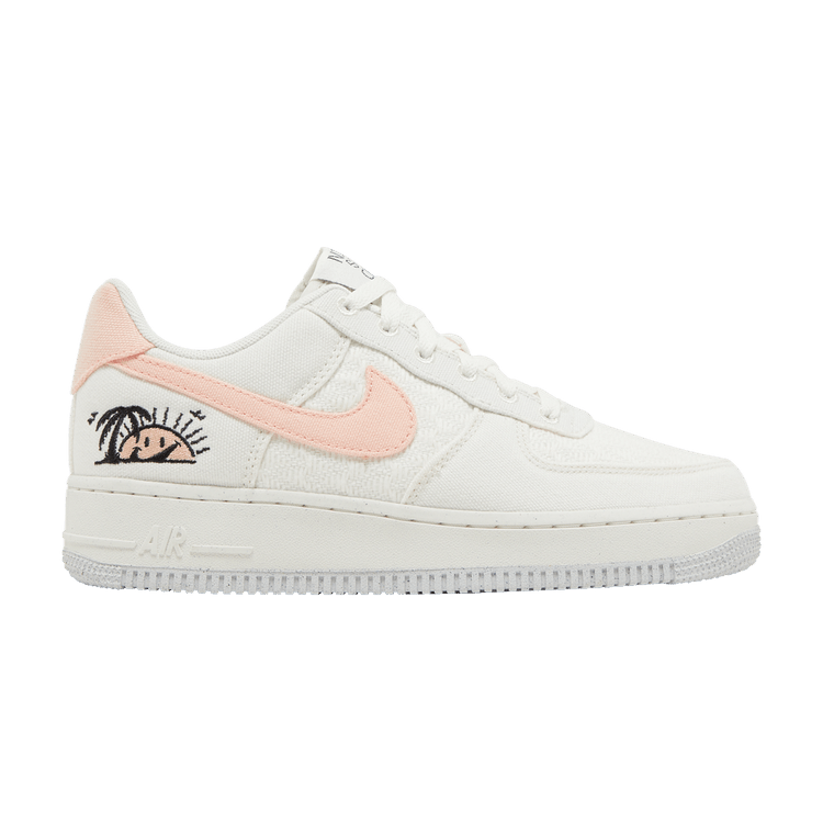 Nike Wmns Air Force 1 Low 'Sun Club' — Sail/Black/Vivid Green/Arctic Orange
