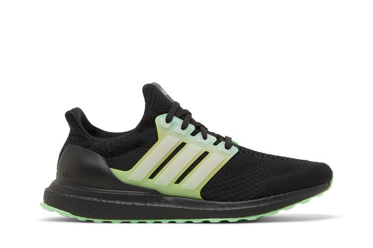 adidas UltraBoost 5.0 DNA 'Black Beam Green' — Core Black/Cloud White/Beam Green