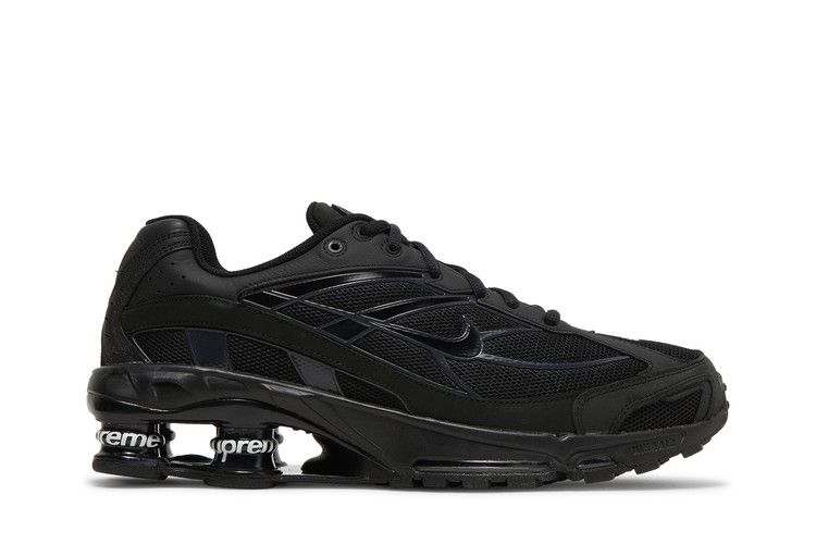 Supreme x Nike Shox Ride 2 'Black' — Black/Black/Dark Ash (2)