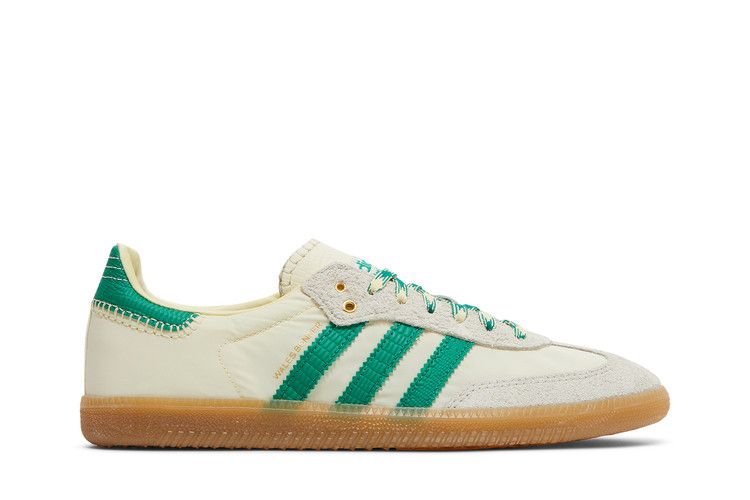 Wales Bonner x adidas Samba 'Cream White Bold Green' — Cream White/Bold Green/Easy Yellow