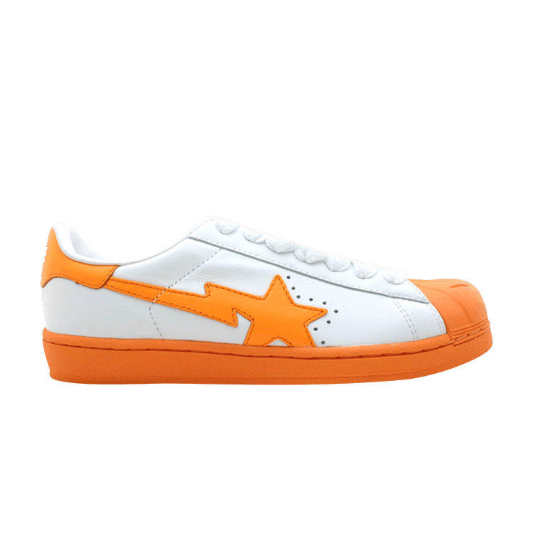 Bapesta FS-004 Low 'White Orange' — White/Orange