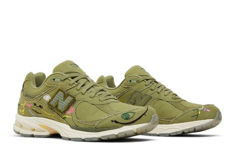 Bryant Giles x New Balance 2002R 'What Now?' — Iguana/Capulet Olive