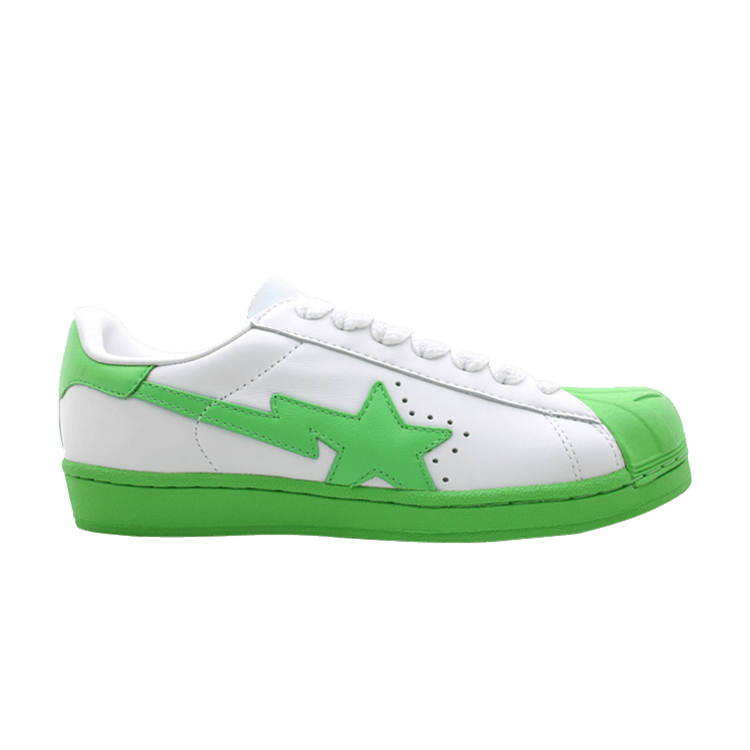 BAPE Skullsta FS-004 Low 'White Green' — White/Green