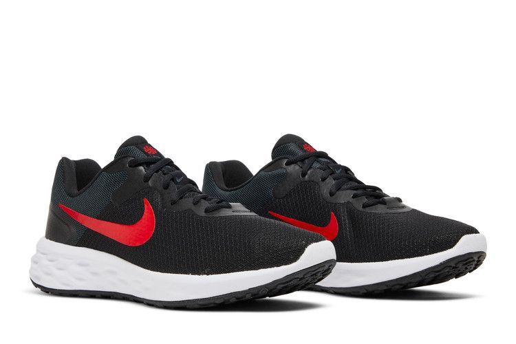 Nike Revolution 6 Next Nature 'Black University Red' — Black/Anthracite/University Red