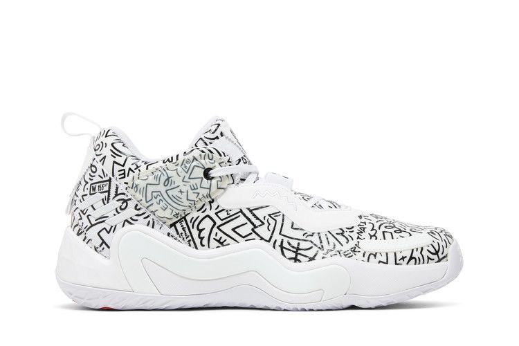 adidas D.O.N. Issue #3 GCA 'Creativity' — Cloud White/Core Black/Vivid Red
