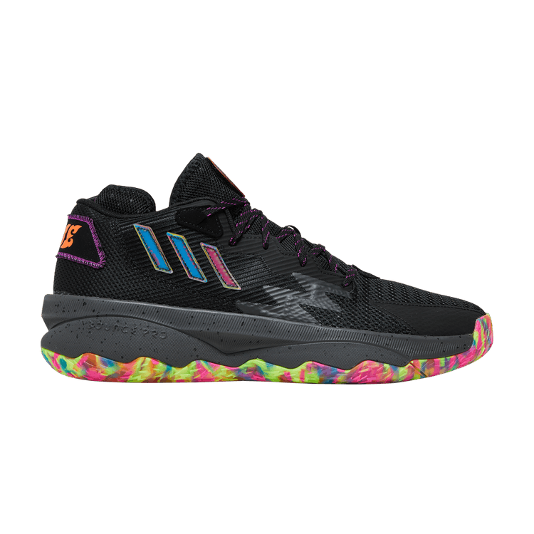 adidas Dame 8 'Big Mood' — Core Black/Grey Six/Panther Cyan