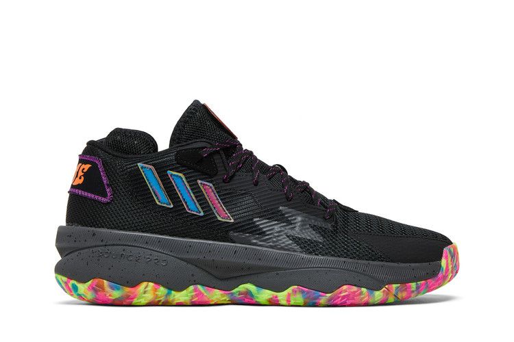 adidas Dame 8 'Big Mood' — Core Black/Grey Six/Panther Cyan