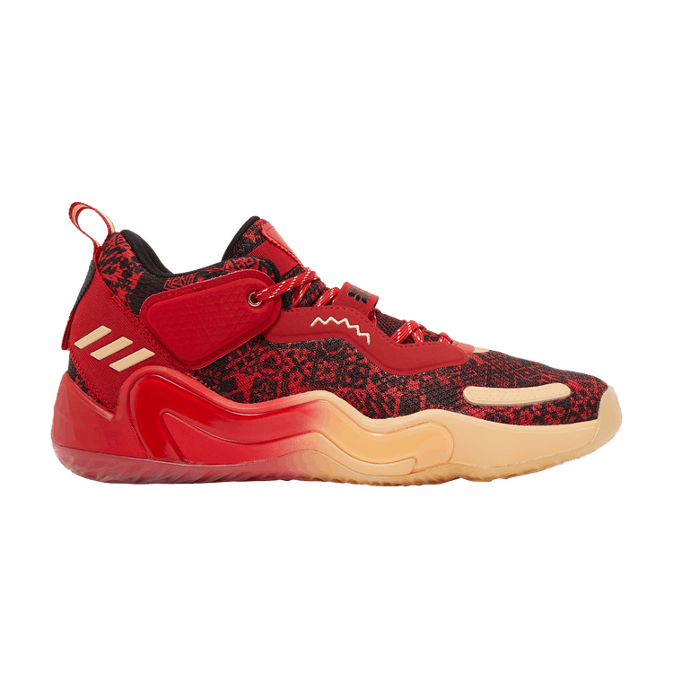 adidas D.O.N. Issue #3 GCA 'Chinese New Year' — Scarlet/Pulse Amber/Core Black