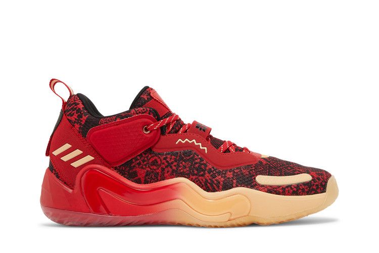 adidas D.O.N. Issue #3 GCA 'Chinese New Year' — Scarlet/Pulse Amber/Core Black