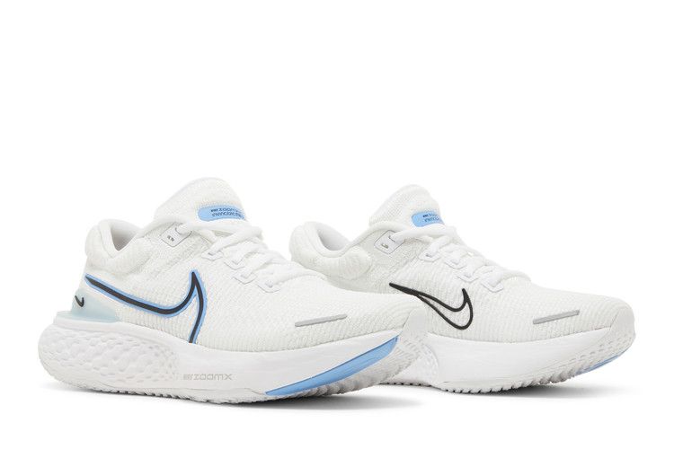 Nike ZoomX Invincible Run Flyknit 2 'White University Blue' — White/Black/University Blue