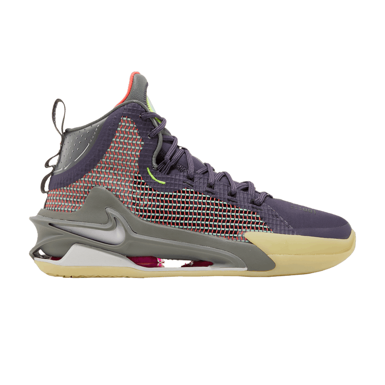 Nike Air Zoom GT Jump 'Chaos' — Dark Raisin/Photon Dust/Atomic Red/Tumbled Grey