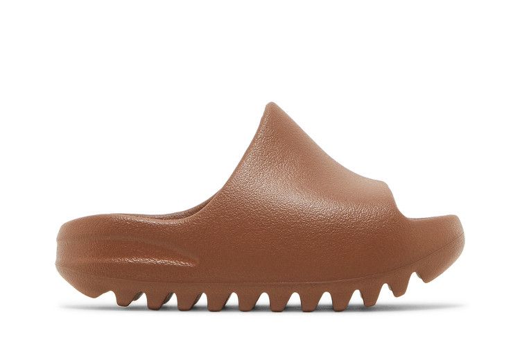 adidas Yeezy Slides Kids 'Flax' — Flax/Flax/Flax