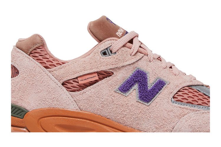 Salehe Bembury x New Balance 990v2 Made in USA 'Sand Be The Time' — Misty Rose/Terra Cotta/Purple Passion
