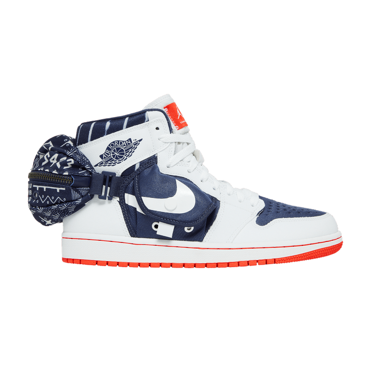 Air Jordan 1 Retro High Utility 'Quai 54' — White/Neutral Indigo/Light Bone