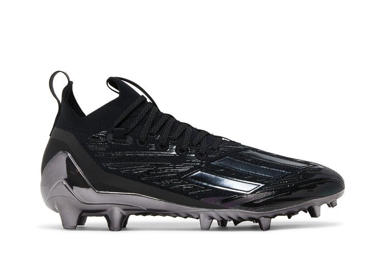 adidas Adizero Primeknit Cleats 'Black Night Metallic' — Core Black/Core Black/Night Metallic