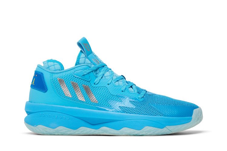 adidas Dame 8 'Young Dolla' — Signal Cyan/Silver Metallic/Shock Cyan