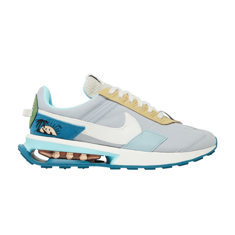 Nike Air Max Pre-Day SE 'Sun Club - Wolf Grey Rift Blue' — Wolf Grey/Rift Blue/Wheat Grass/Sail