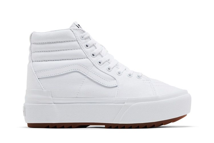 Vans Sk8-Hi Stacked 'White Gum' — True White