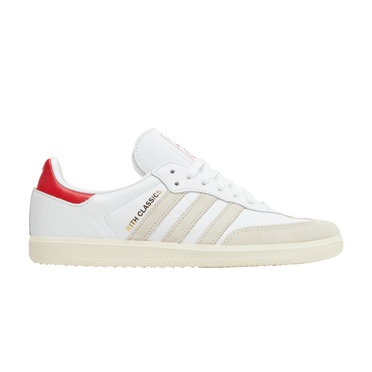 Kith x adidas Samba OG 'Classics Program - White Red' — Footwear White/Off White/Scarlet