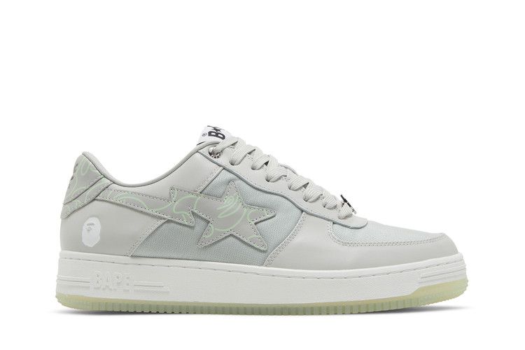 Bapesta 'Text Code Camo - Grey' — Grey