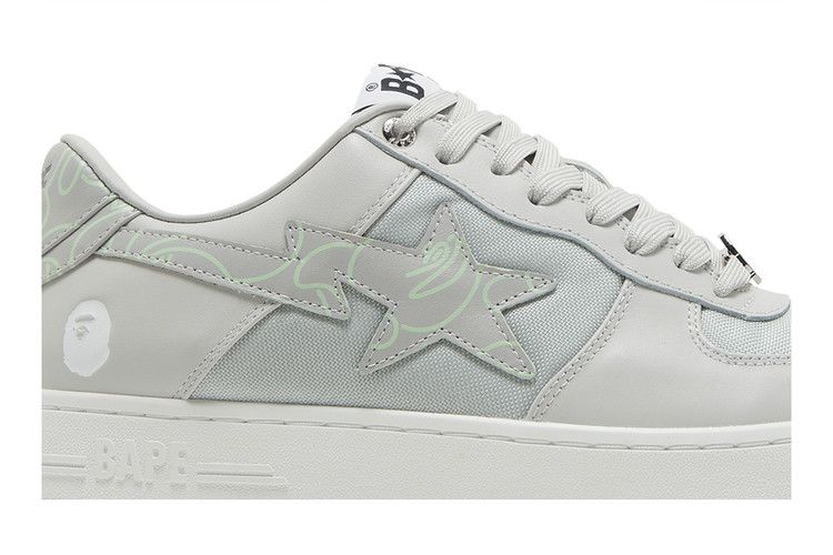 Bapesta 'Text Code Camo - Grey' — Grey