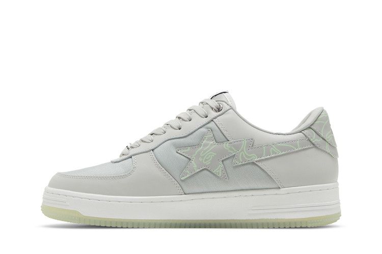 Bapesta 'Text Code Camo - Grey' — Grey