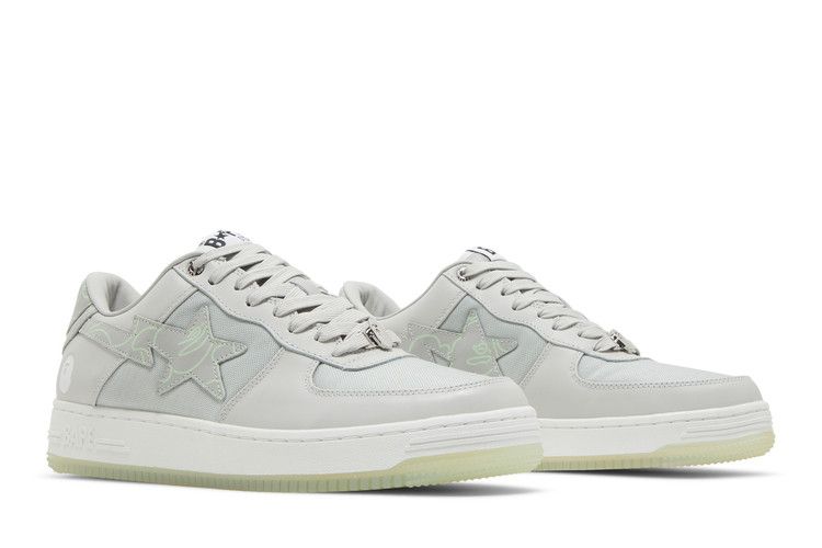Bapesta 'Text Code Camo - Grey' — Grey