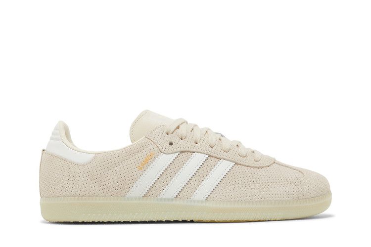 adidas Samba OG 'White Linen Green' — Wonder White/Core White/Linen Green