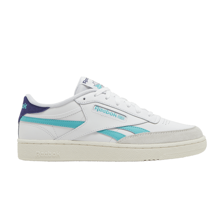 Reebok Club C Revenge 'White Classic Teal' — Footwear White/Classic Teal/Bold Purple