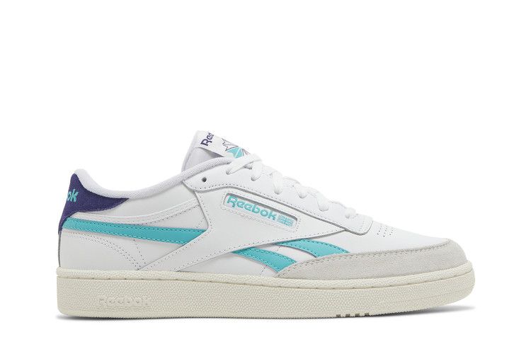 Reebok Club C Revenge 'White Classic Teal' — Footwear White/Classic Teal/Bold Purple