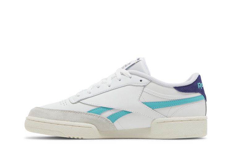 Reebok Club C Revenge 'White Classic Teal' — Footwear White/Classic Teal/Bold Purple