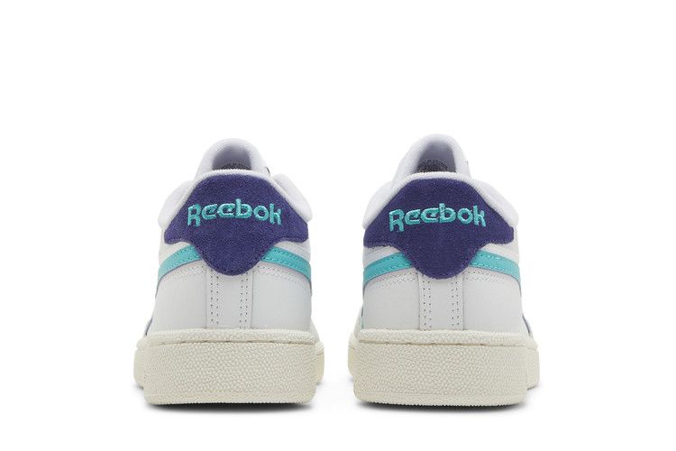 Reebok Club C Revenge 'White Classic Teal' — Footwear White/Classic Teal/Bold Purple
